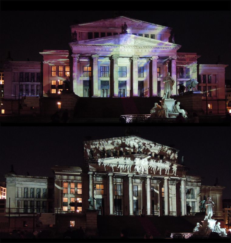 Illumination at the Konzerthaus Berlin