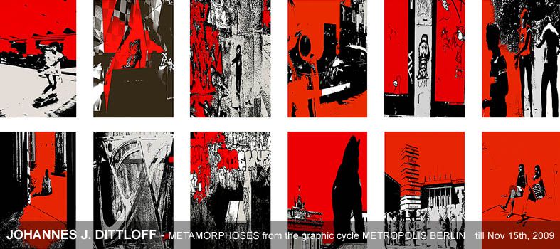 JOHANNES J. DITTLOFF - METAMORPHOSES from the graphic cycle METROPOLIS BERLIN